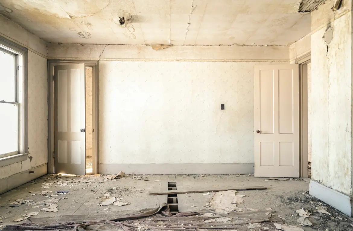 Waste disposal crew managing a cleanout project in Garner